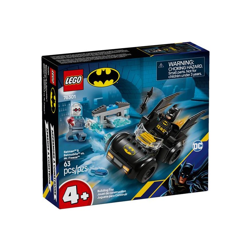 Lego 76301 - Super Heroes DC - Batman e Batmobile contro Mr. Freeze