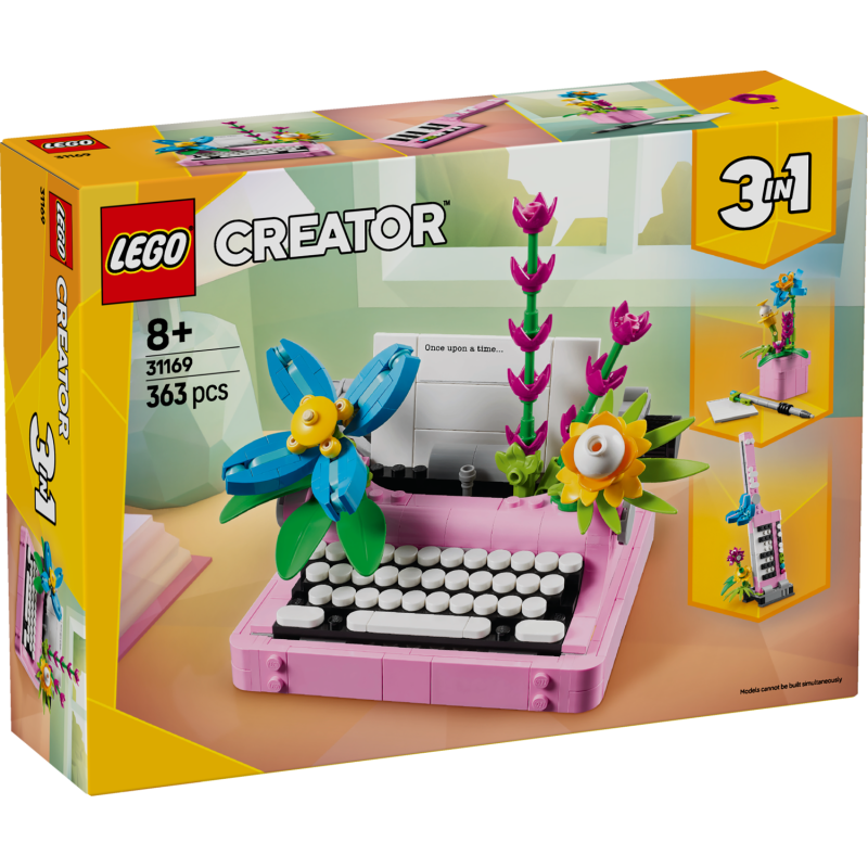 Lego 31169 - Creator - Macchina da Scrivere con Fiori