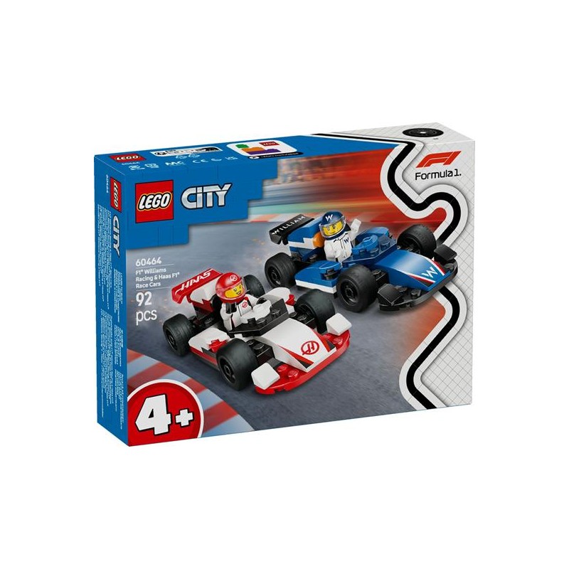 Lego 60464 - City - Monoposto Williams Racing e Haas F1