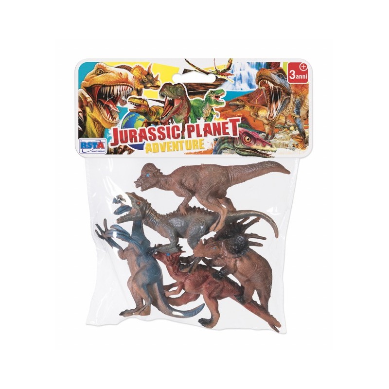 Rstoys 12011 - Busta 6 Dinosauri Ass