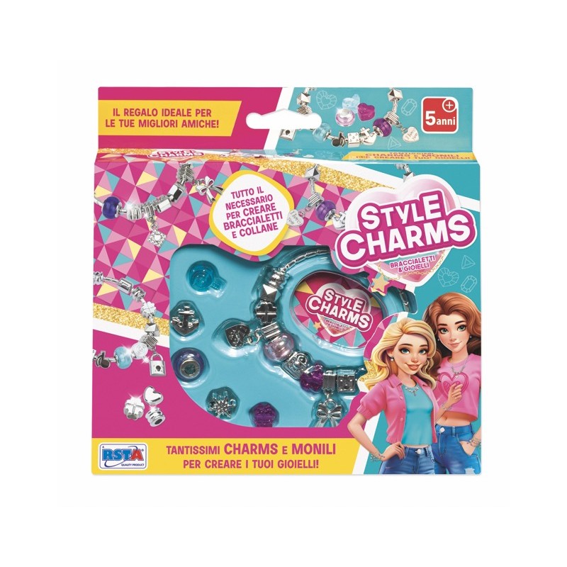 Rstoys 12037 - PlaySet Braccialetti Fai da Te Style Charms