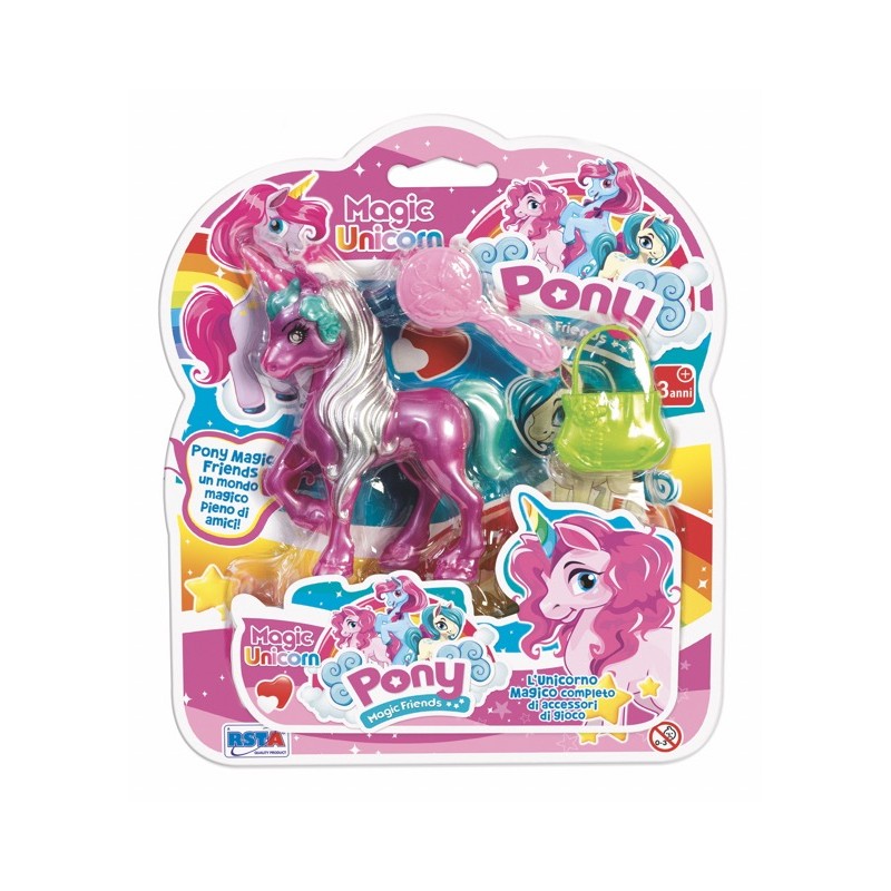 Rstoys 12060 - Blister Unicorno con Accessori Ass