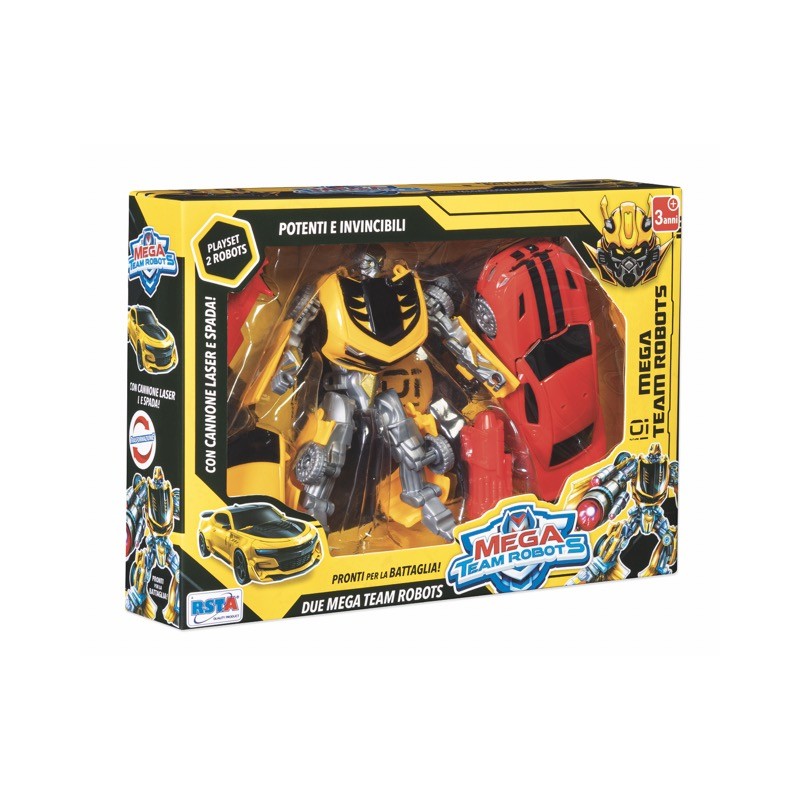 Rstoys 12075 - Playset 2 Mega Robot Trasformer