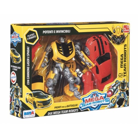 Rstoys 12075 - Playset 2 Mega Robot Trasformer