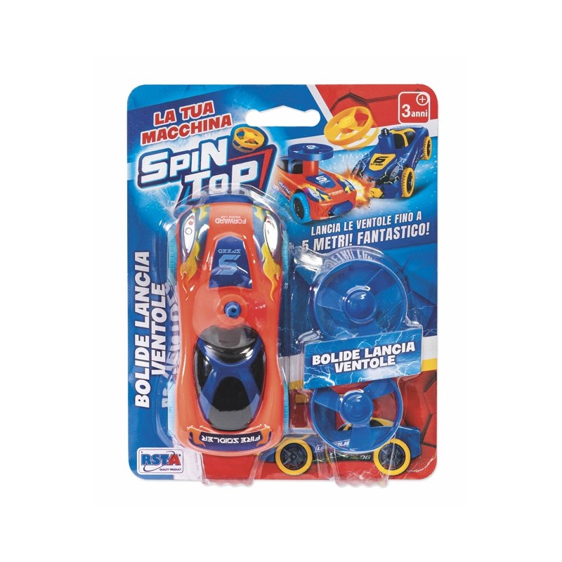 Rstoys 12086 - Blister Spin Top Bolide Lancia Ventole