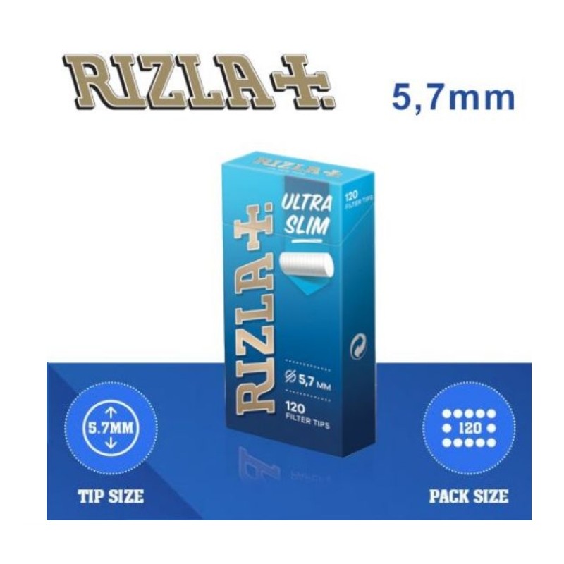 Rizla 2404 - Filtri Rizla ultra Slim Cf 20 Astucci da 120 Filtri Acc.8,64