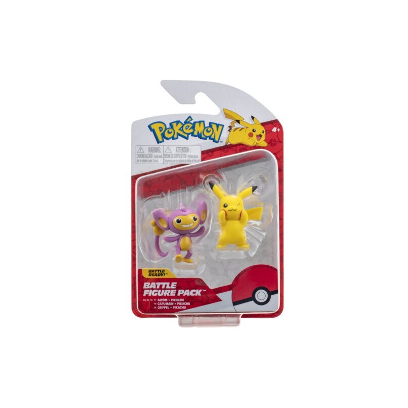 Rei Toys 10305 - Pokemon - Battle Figure Aipom + Pikachu