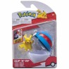 Rei Toys 160204 - Pokemon - Clip n'Go Pikachu + Super Ball