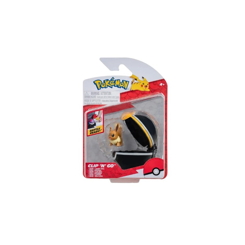 Rei Toys 160301 - Pokemon - Clip n' Go Evee + Luxury Ball