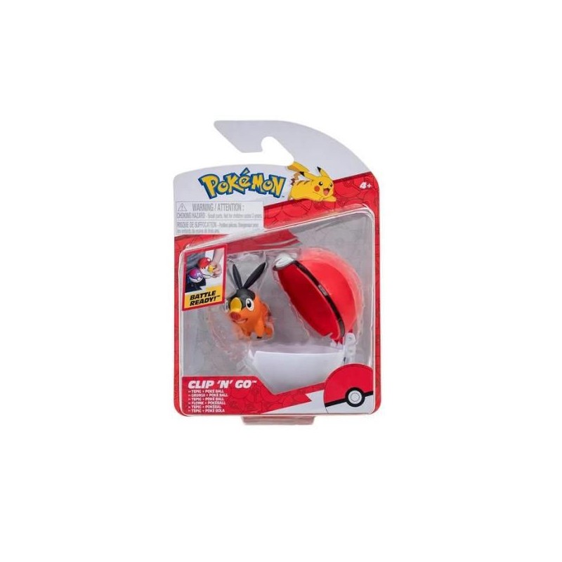 Rei Toys 160303 - Pokemon - Clip n' Go Tepig + Poke Ball