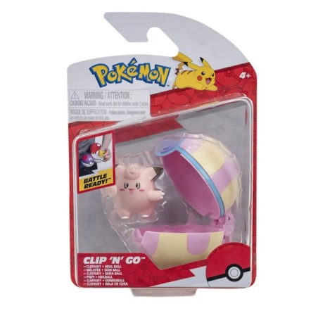 Rei Toys 160304 - Pokemon - Clip n' Go Clefairy + Cura Ball