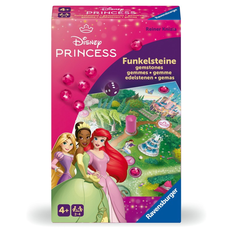 Ravensburger 24708 - Gioco delle Gemme Principesse Travel