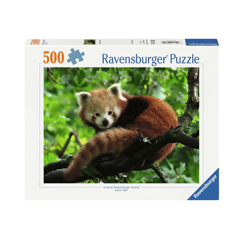 Ravensburger 369 - Puzzle 500 Pezzi - Panda Rosso