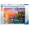 Ravensburger 217 - Puzzle 500 Pezzi - Faro al Tramonto