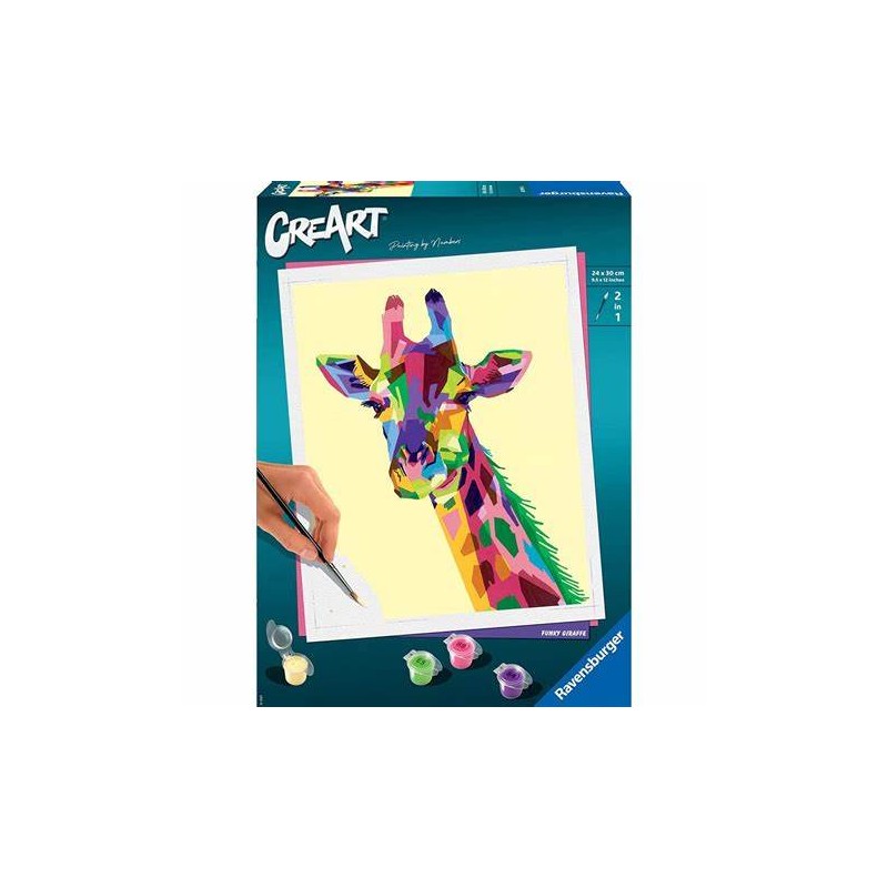 Ravensburger 28993 - Creart - Funky Giraffa 24 x 30 cm