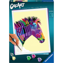 Ravensburger 28994 - Creart - Funky Zebra 24 x 30 cm