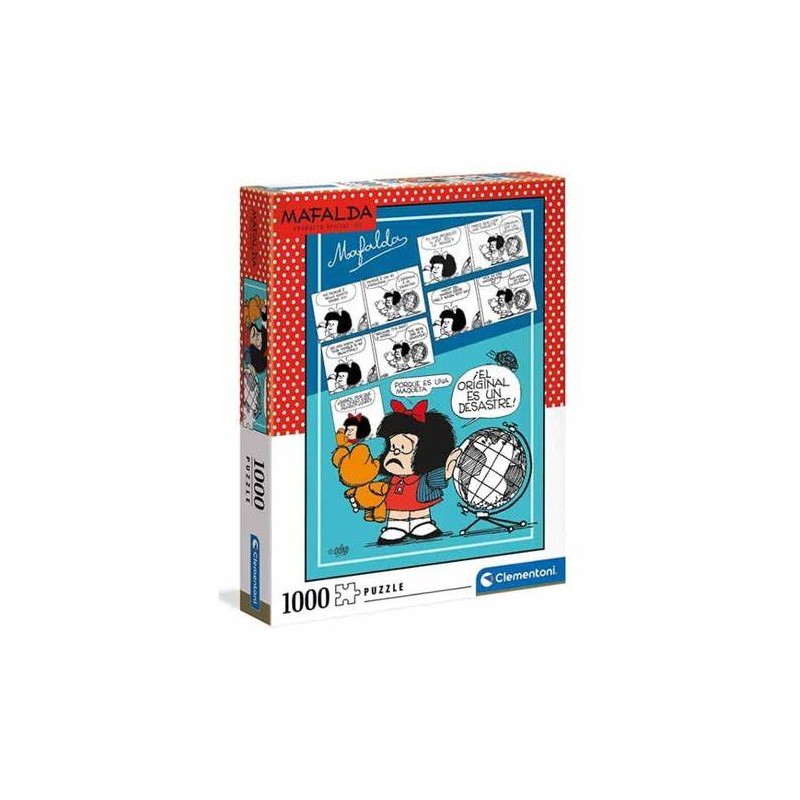 Clementoni 39628 - Puzzle 1000 Pezzi - Mafalda