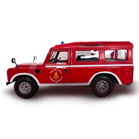 Burago 1772L - Land Rover Serie II Vigili del Fuoco Scala 1:24