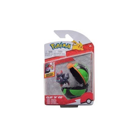 Rei Toys 160202 - Pokemon - Clip n' Go Zorua + Poke Ball