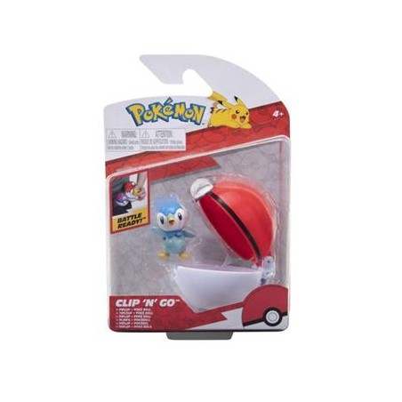 Rei Toys 160205 - Pokemon - Clip n'Go Piplup + Poke Ball