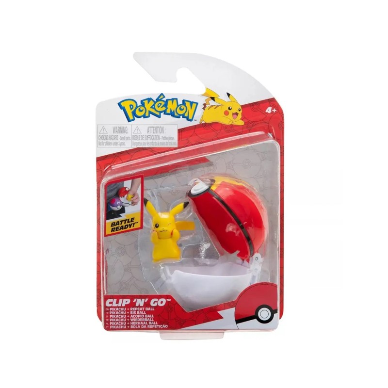 Rei Toys 160302 - Pokemon - Clip n' Go Pikachu + Premiere Ball