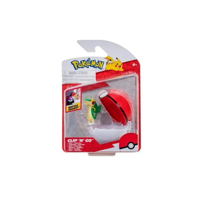 Rei Toys 160306 - Pokemon - Clip n' Go Snivy + Poke Ball