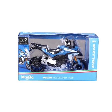 Burago 10013 - Ducati Multistrada Polizia Scala 1:12