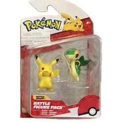 Pokemon 10801 - Battle Figure - Pikachu + Snivy