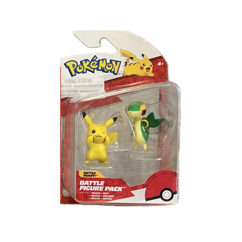 Pokemon 10801 - Battle Figure - Pikachu + Snivy