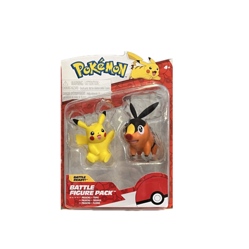 Rei Toys 10802 - Pokemon - Battle Figure - Pikachu + Tepig