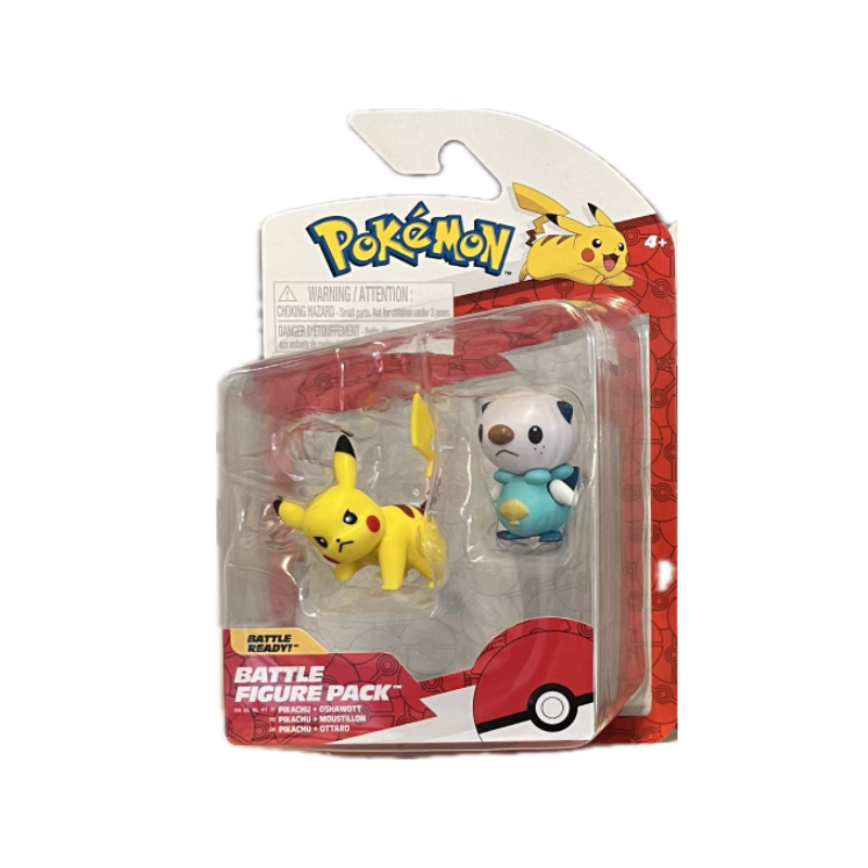 Pokemon 10803 - Battle Figure - Pikachu + Oshawott