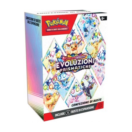 Pokemon 10119 - Scarlatto & Violetto - Evoluzioni Prismatiche Bundle 6 Buste