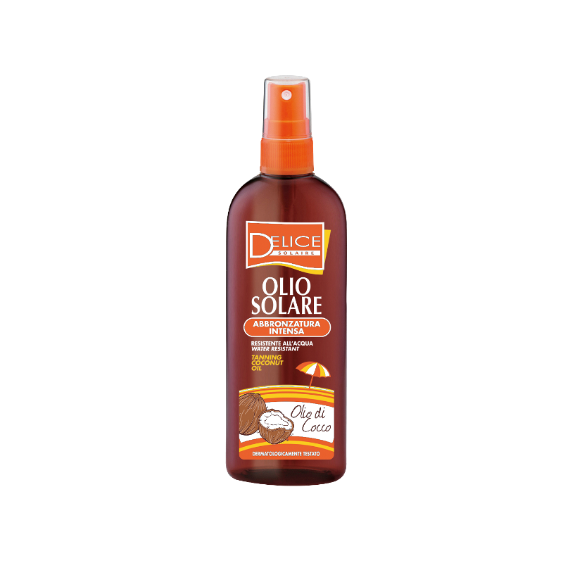 Delice 13140 - Olio Solare Abbronzante Spray Al Cocco 150 ml