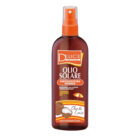 Delice 13140 - Olio Solare Abbronzante Spray Al Cocco 150 ml