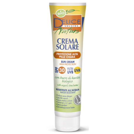 Delice 6130 - Crema Solare Bio Protezione Alta SPF30 Tubo 150 ml