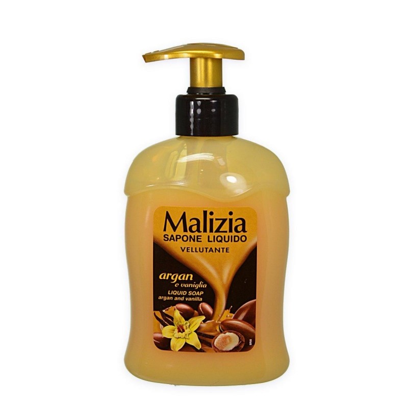 Malizia 5864 - Sapone Liquido Argan e Vaniglia 300 ml