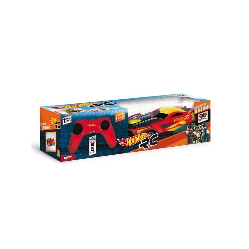 Mondo 63254 - Hot Wheels Urban Agent Radiocomandata Scala 1:24