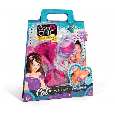 Clementoni 15202 - Crazy Chic - Make-Up Jewels Cat